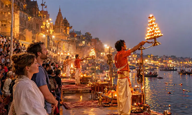Varanasi : où assister à la cérémonie du Ganga Aarti