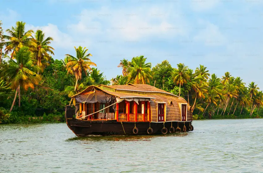 voyage en Houseboat en inde du sud